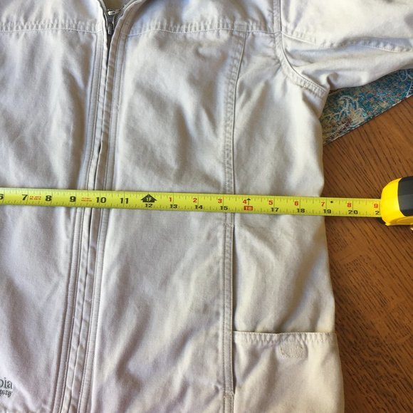 Columbia jacket hiking layer stone washed cloth Utility M - Picture 15 of 16
